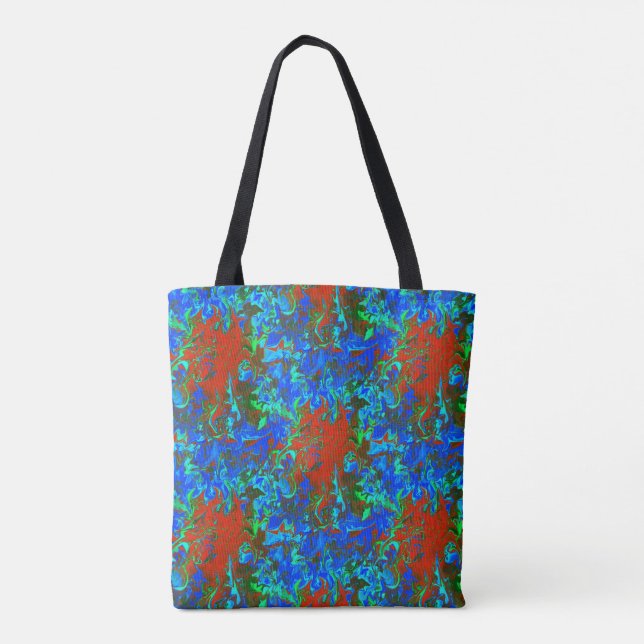 Bolso De Tela Fuego y agua...... (Reverso)