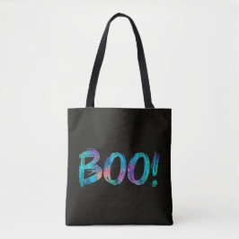 Bolso De Tela Fuente de Halloween con brillo falso multicolor