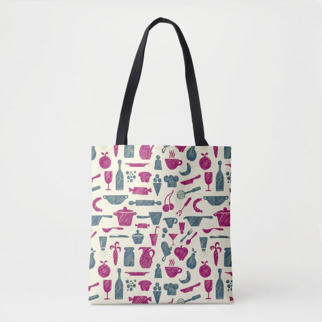 Bolso De Tela Fuentes de la cocina (Anverso)