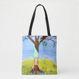 Bolso De Tela Fuera de arte de la sirena del agua