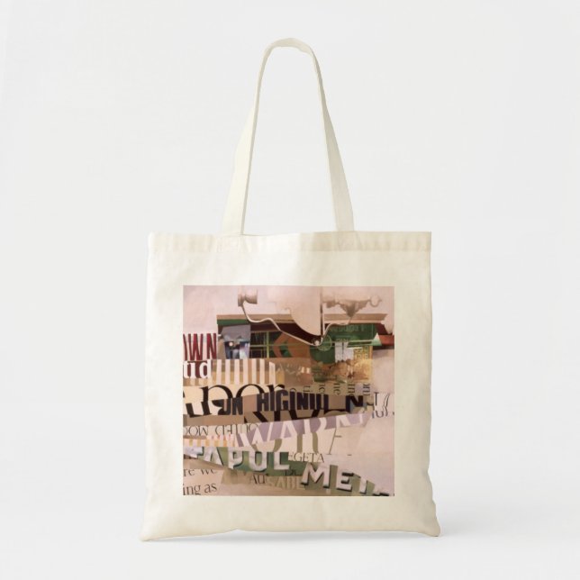 Bolso De Tela Fuera de la estación (Frente)