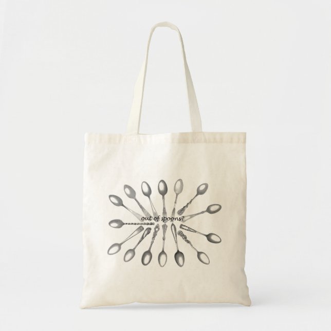 Bolso De Tela Fuera de las cucharas (Frente)