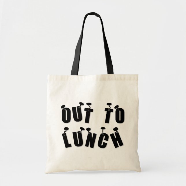 Bolso De Tela Fuera para el almuerzo (Frente)