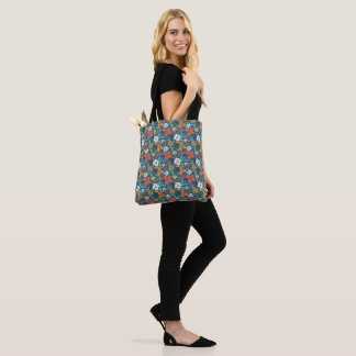 Bolso De Tela Fuerte patrón floral de verano