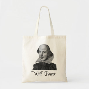 Bolso De Tela Fuerza de voluntad de William Shakespeare