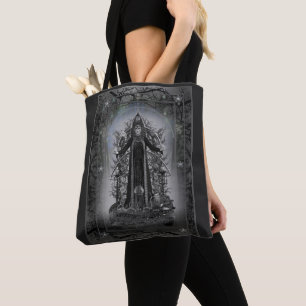 Bolso De Tela Fuerza del ~ de la bruja de Tarot