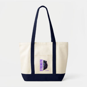 Bolso De Tela Fuerza en León Fe y Emblema Cruzado