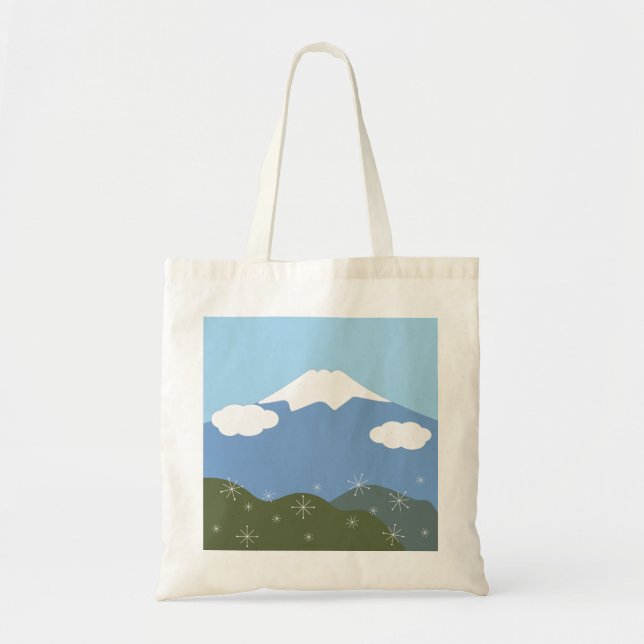 Bolso De Tela Fuji-san (Frente)