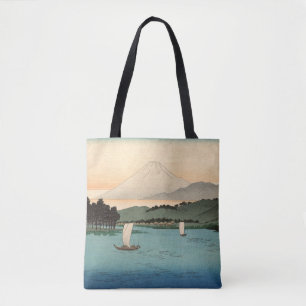 Bolso De Tela Fukeiga 4 - Japonés de época Ukiyo-e
