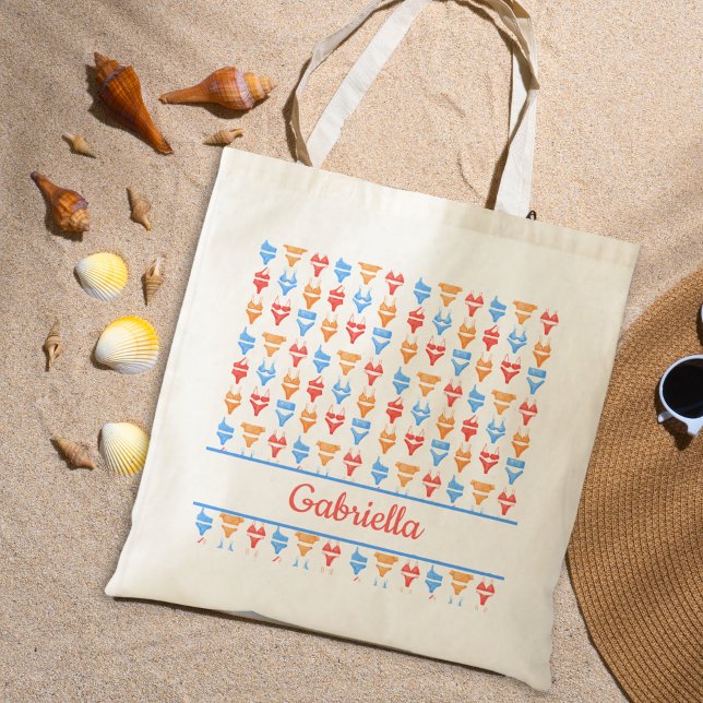 Bolso De Tela Fun Beach o Pool Fiesta Bachelorette personalizada (Subido por el creador)