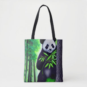 Bolso De Tela Fun Little Panda Bear