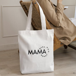 Bolso De Tela Fun Mom Mamá Bruh Tote Bag