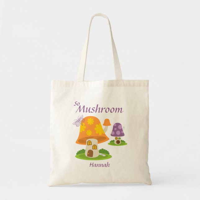 Bolso De Tela Fun Mushroom Tote Bag (Frente)