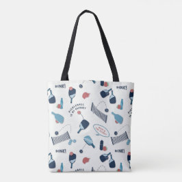 Bolso De Tela Fun Sporty Pickleball Tote Bag