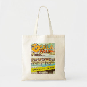 Bolso De Tela Fun Vintage Ocala Florida Boats Turísticos