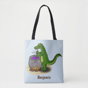 Bolso De Tela Fundido personalizado de cocina de caimanes verdes