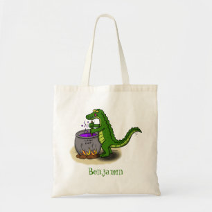 Bolso De Tela Fundido personalizado de cocina de caimanes verdes
