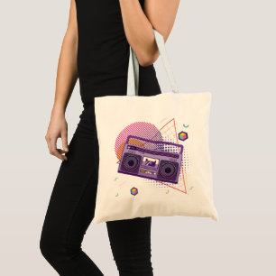 Bolso De Tela Funky 80 reproductor portátil de cassette de radio