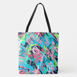 Bolso De Tela Funky Abstract Art