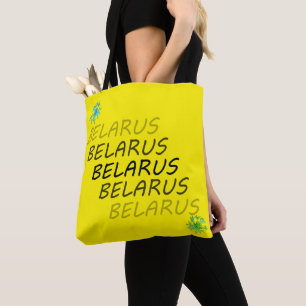 Bolso De Tela Funky Bielorrusia Б е л а у с de la р de la Flor d