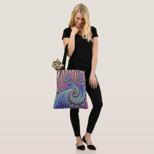 Bolso De Tela Funky Fractal