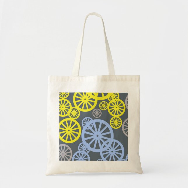 Bolso De Tela Funky Happy Wheel Circle Pattern Product (Frente)