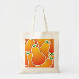 Bolso De Tela Funky naranja pera