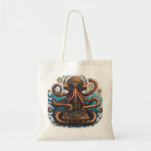 Bolso De Tela Funky Octopus DJ