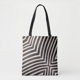 Bolso De Tela Funky Zebra Stripe Tote