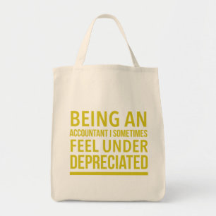 Bolso De Tela Funny Accountant Pun