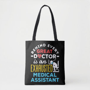 Bolso De Tela Funny Agotada Auxiliar Médico MAMÁES CMA