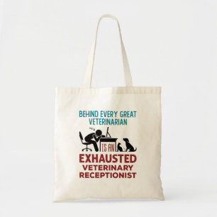 Bolso De Tela Funny Agotador Veterinario