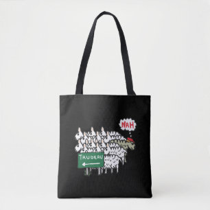 Bolso De Tela Funny Anti Trudeau