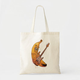 Bolso De Tela Funny Banana Guitar Tote Bag | Cartoon Music Bag