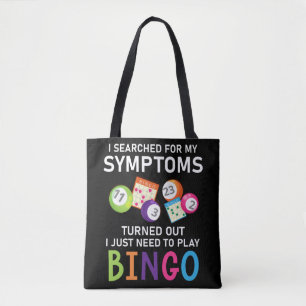 Bolso De Tela Funny Bingo Ball Bingo Gamer