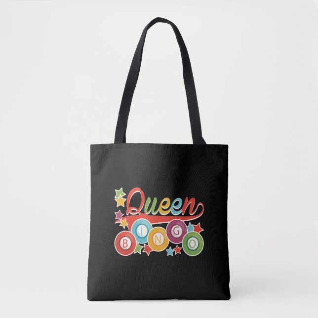 Bolso De Tela Funny Bingo Girl Bingo Balls Queen (Anverso)