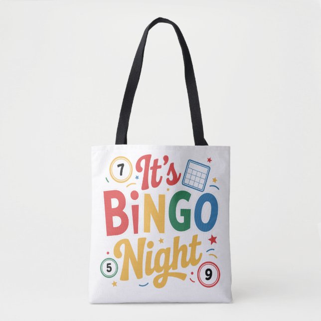 Bolso De Tela Funny Bingo Lover Design – Bingo Player Gift (Anverso)