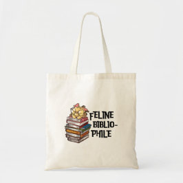 Bolso De Tela Funny Book Cat Lover Quote Feline Bibliophile