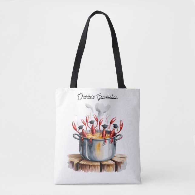 Bolso De Tela Funny Cajun Graduation Party  (Anverso)