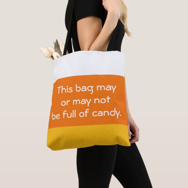 Bolso De Tela Funny Candy Corn Shoulder Tote (Detalle)