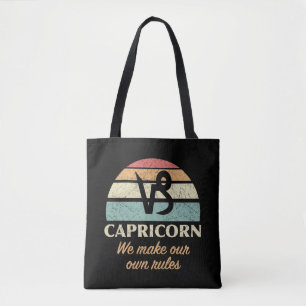Bolso De Tela Funny Capricorn Zodiac Rules