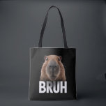 Bolso De Tela Funny Capybara Bruh<br><div class="desc">Funny Capybara Bruh</div>