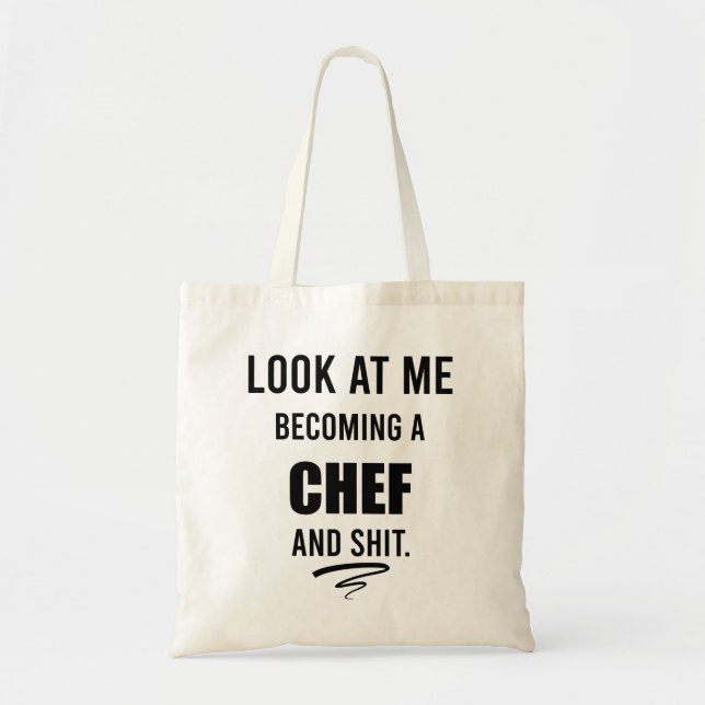Bolso De Tela Funny Cooking Gift For Chef Funny Chef Shirt (Frente)