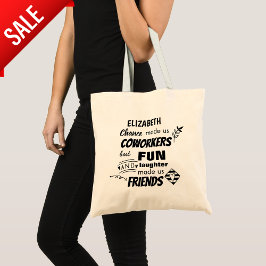 Bolso De Tela Funny COWORKER deja despedida a amiga