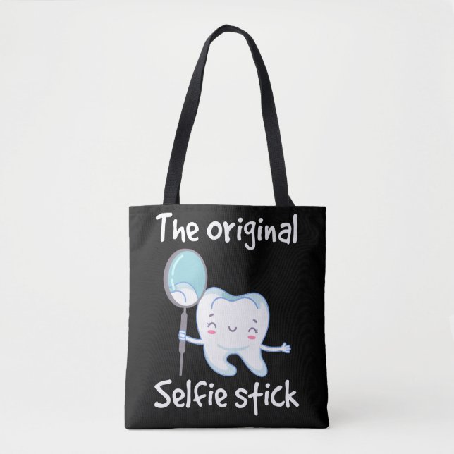 Bolso De Tela Funny Dentioth Tooth Humor Dental Assistant (Anverso)