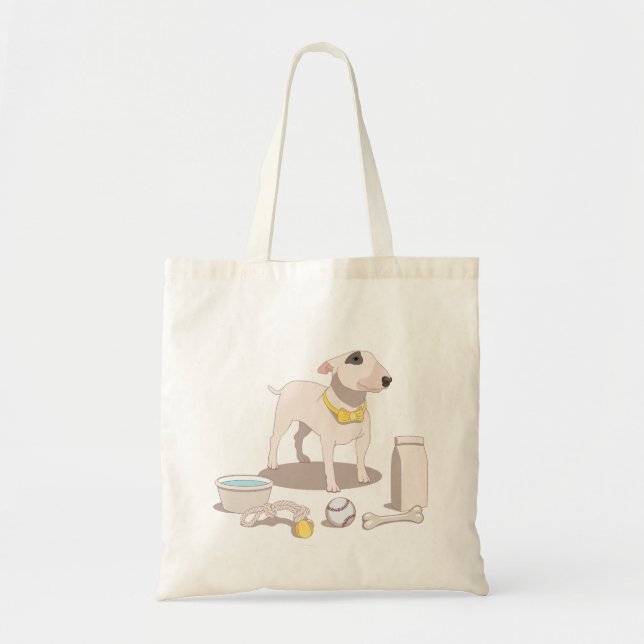 Bolso De Tela Funny Dog Lover Tote Bag  (Frente)