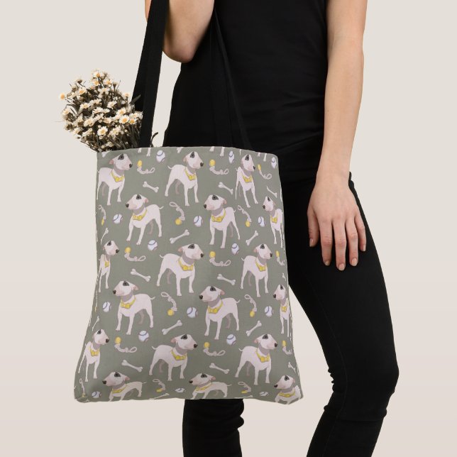 Bolso De Tela Funny Dog Lover Tote Bag  (Detalle)