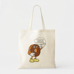 Bolso De Tela Funny Doughnut Chiste Tote Bag
