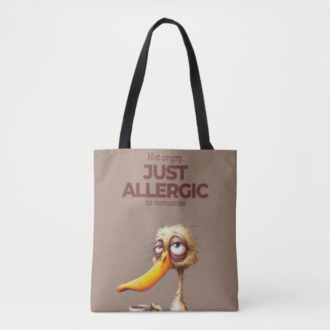 Bolso De Tela Funny Duck Tote (Anverso)