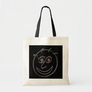 Bolso De Tela Funny Faces Bag